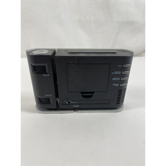 Silicon Scientific Atomic Projection Clock 6" Long × 4" Tall Tested Working READ - Picture 4 of 7